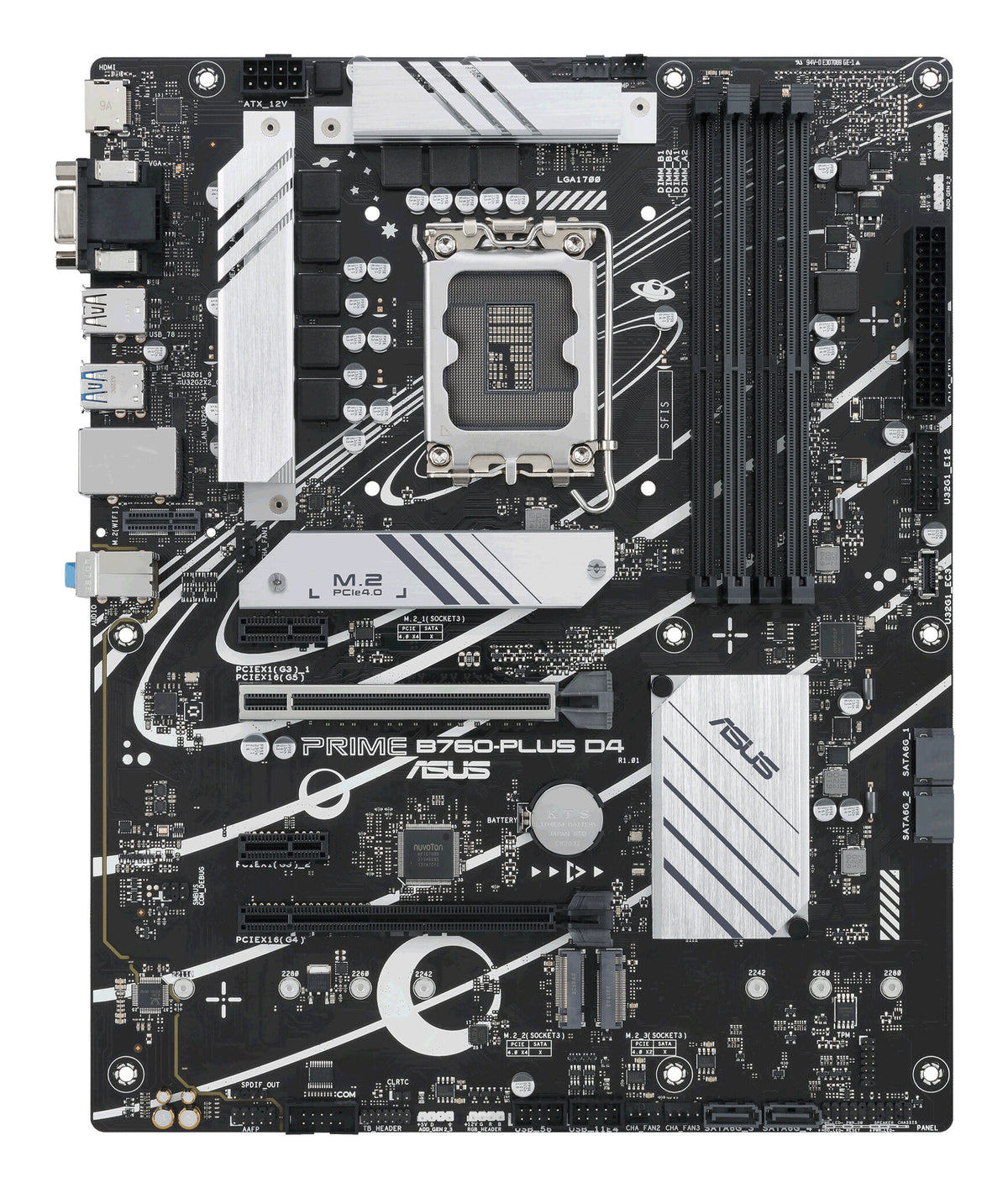 ASUS PRIME B760-PLUS D4 ATX LGA1700 sokkel Intel B760