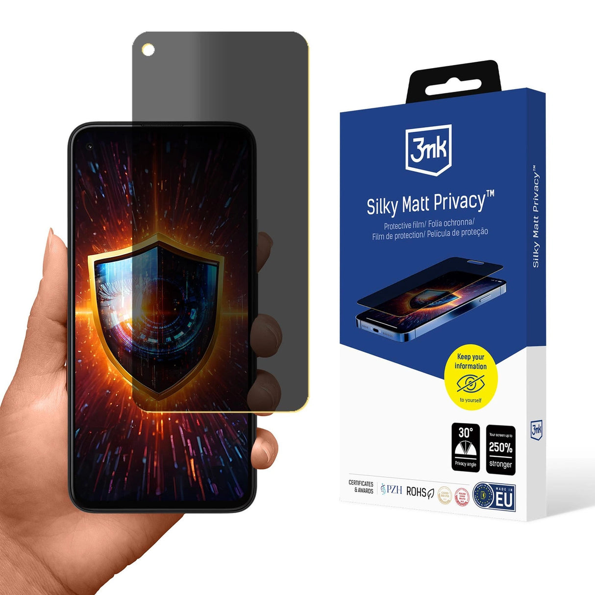 Privacy Screen Protector 3mk Silky Matt Privacy til Google Pixel 4A