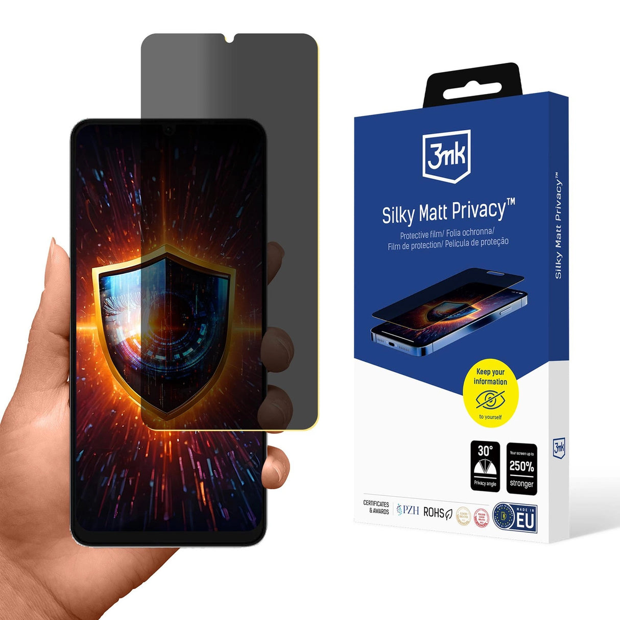 3mk Silky Matt Privacy Privacy skærmbeskytter til uleFone Note 21