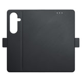 3mk Wallet Case for Samsung Galaxy S25 - Black