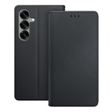 3mk Wallet Case for Samsung Galaxy S25 - Black