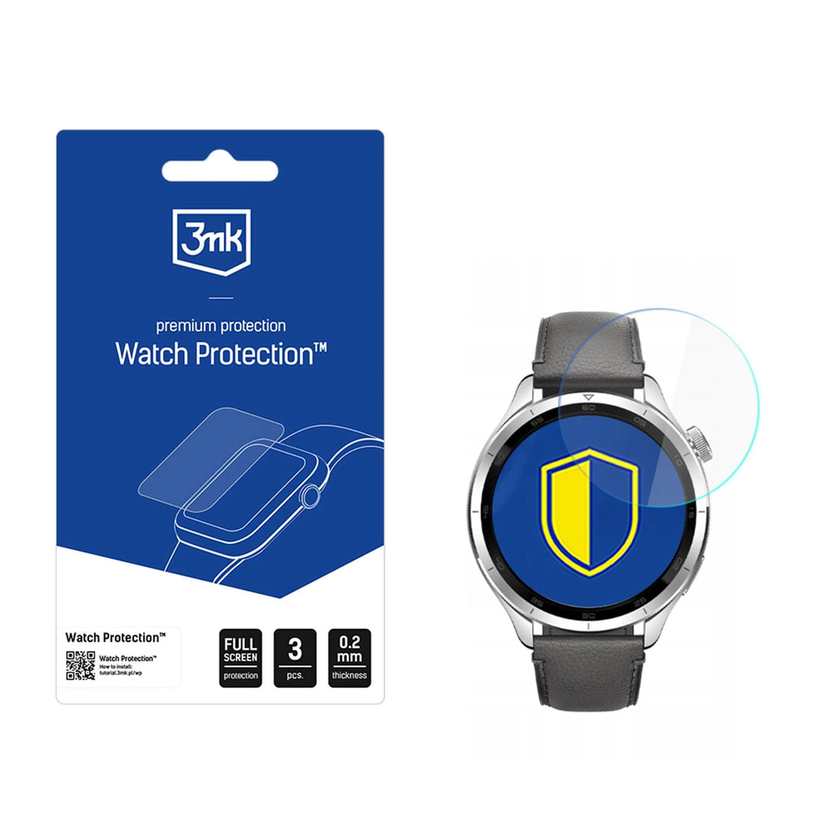 Hybrid Glass 3mk Watch Protection FlexibleGlass til Xiaomi Watch S4
