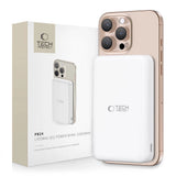 Powerbank Tech-Protect PB24 LifeMag QI2 MagSafe 10000 mAh - hvid