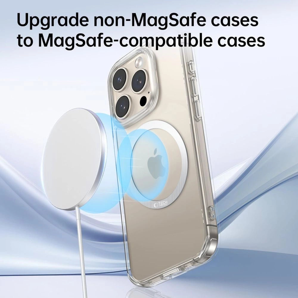 Tech-Protect MMP-110 2in1 MagSafe Ring - Sølv / Sølv