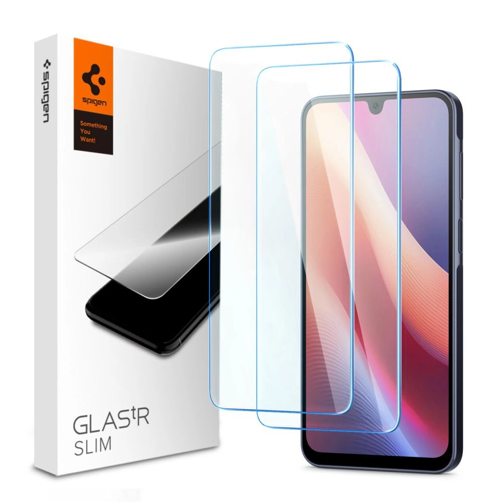 Spigen Glas.tR Slim 2-pakke tempereret glas til Samsung Galaxy A16 4G / 5G - gennemsigtigt