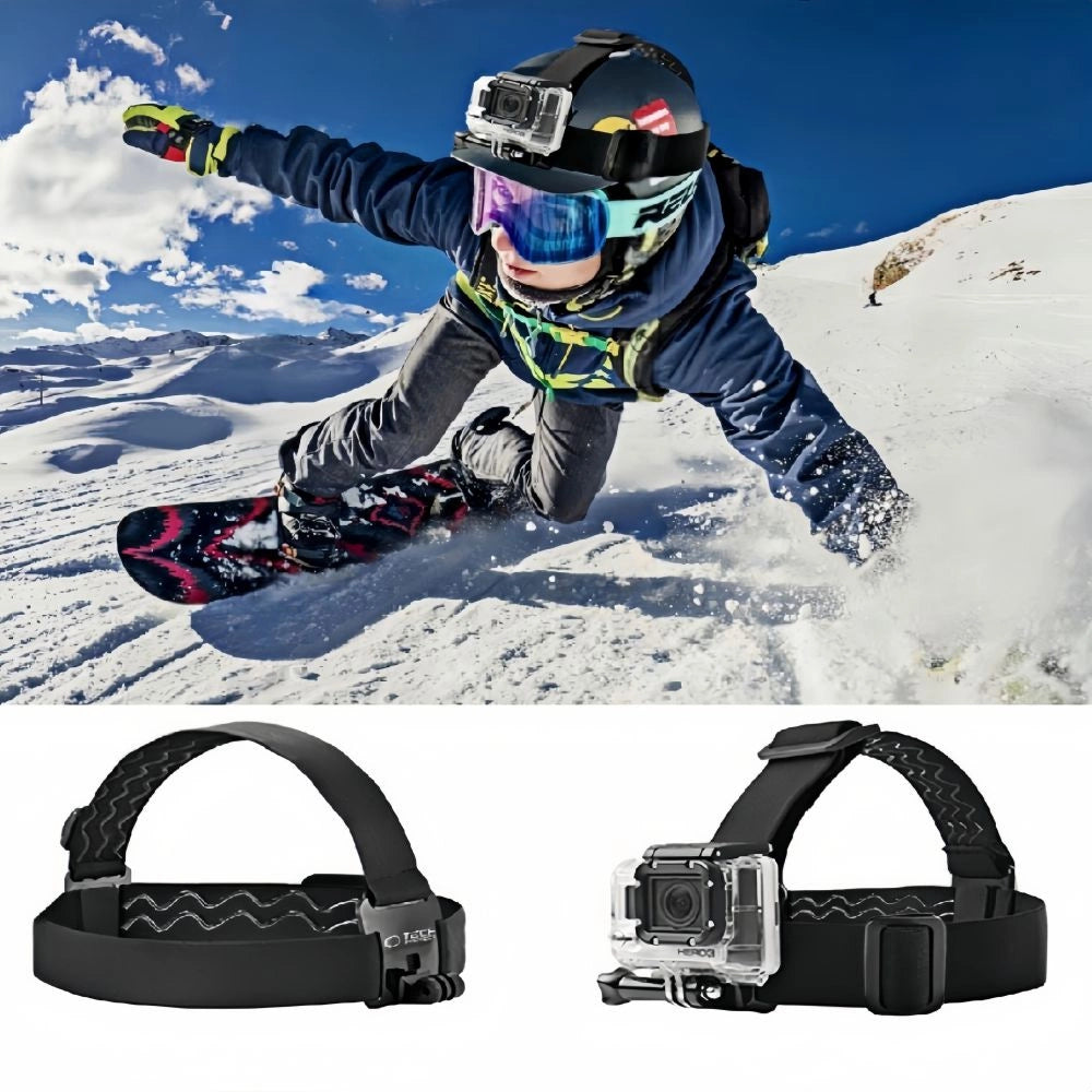 Tech-Protect GA100 Head Mount for GoPro / DJI - Black