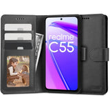 Tech-Protect Wallet Case til Realme C55 - sort
