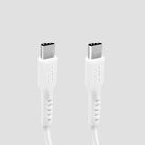 SBS TECABLETCC10W USB-C-kabel - USB-C-strømforsyning 25W 1 m - hvid