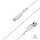 SBS TECLEMICROC15W USB-A - USB-C Kabel 1,5 m - Hvid
