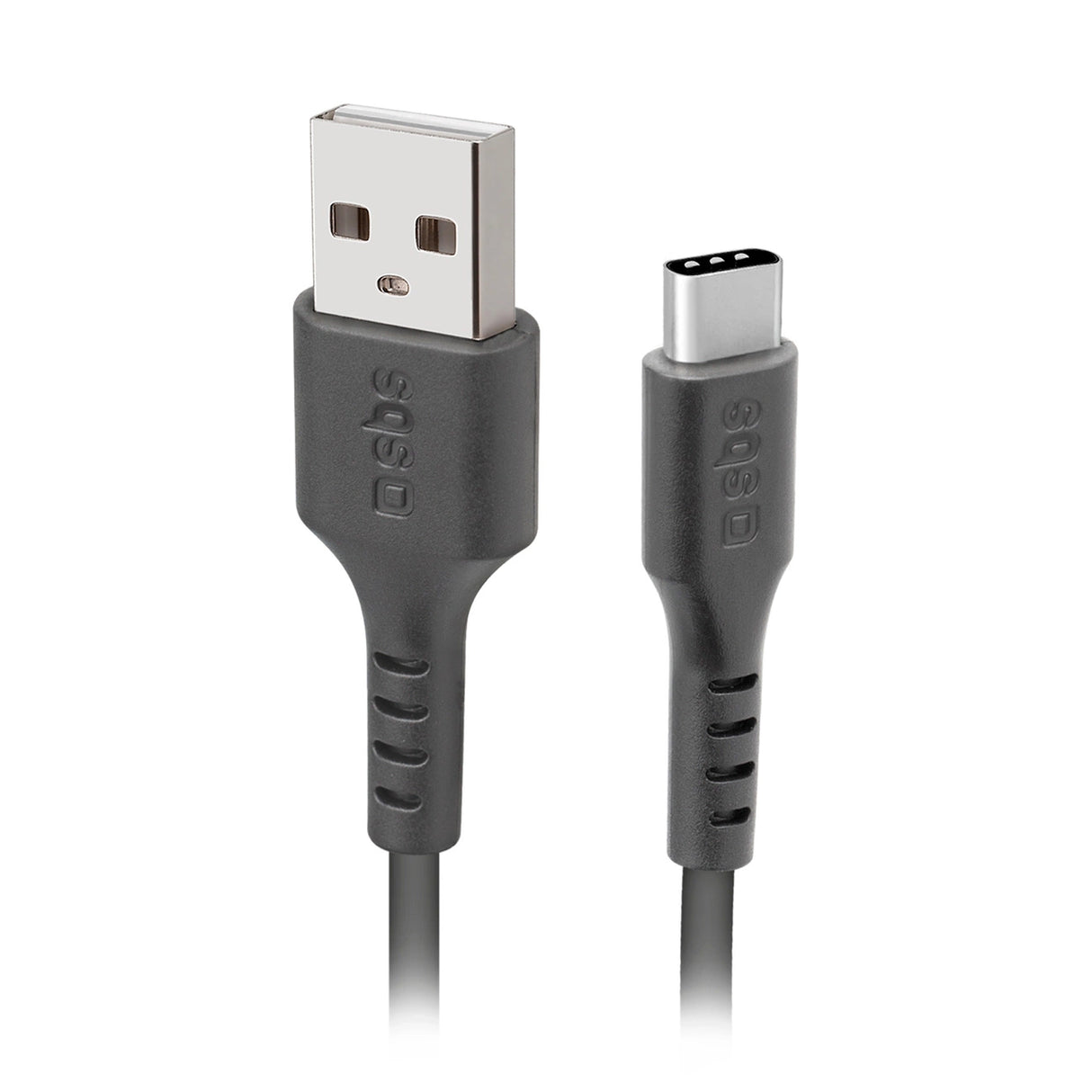 SBS TECABLETC220K USB-A - USB-C Kabel 2 m - sort