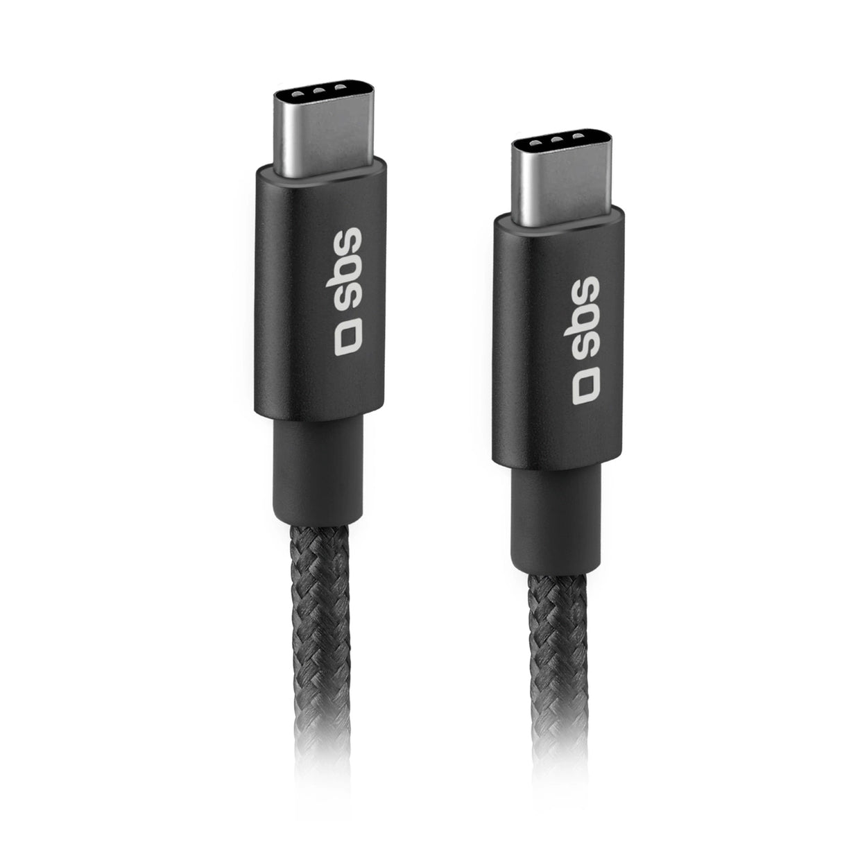 SBS TECABLETCC20BK USB-C Kabel - USB-C 25W Strømforsyning 1,5 m - Grå