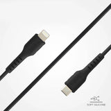 SBS TECABLELIGTC1K USB-C - Lightning kabel 1m - sort