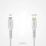 SBS TECABLELIGTC1W USB-C - Lightning Cable MFi Certified, 1m - Hvid