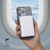 Powerbank SBS TEBB5000MAG1CW 5000 mAh USB-C, MagSafe kompatibel - hvid