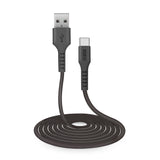 SBS TECABLETC3MTK USB-A - USB-C Kabel 3m - sort