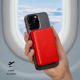 Powerbank SBS TEBB5000MAG1CR 5000 mAh kompatibel med MagSafe - rød