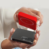 Powerbank SBS TEBB5000MAG1CR 5000 mAh kompatibel med MagSafe - rød