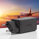 SBS TETRGAN1C65W 65W GaN Power Delivery Charger - sort