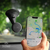 SBS TESUPPWINDWIDEK MagSafe-kompatibel smartphoneholder til instrumentbrættet/forruden - sort