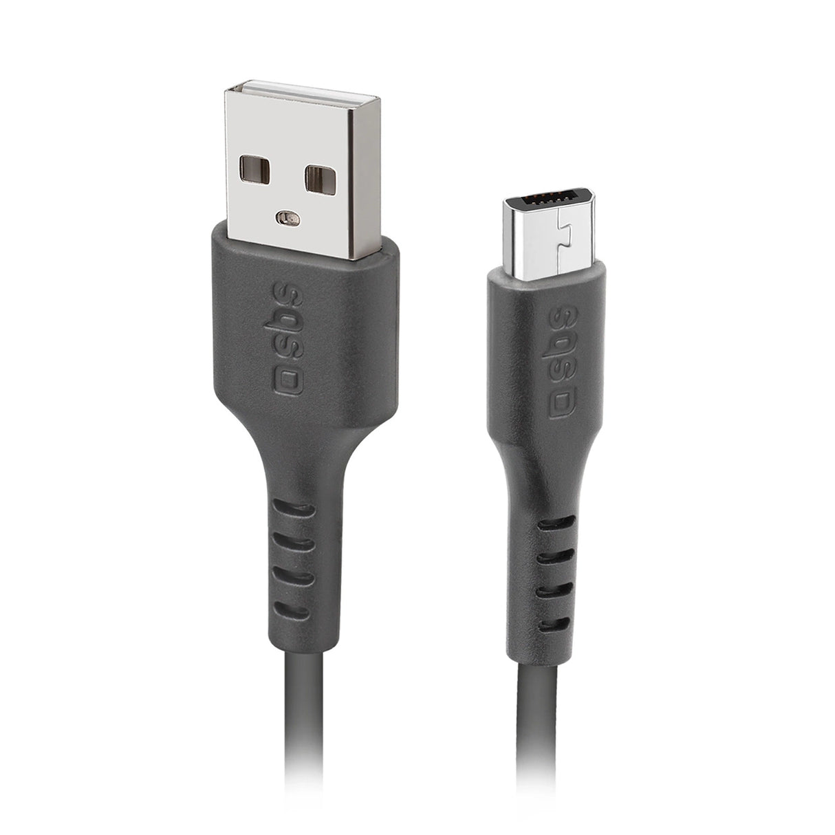 SBS TECLEMICRO2K USB-A - Micro-USB-kabel 2 m - sort