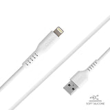 SBS TECABLEUSBIP589W USB-A - Lightning Cable - Hvid
