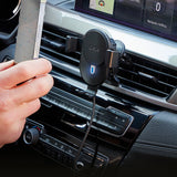 Smartphone holder med induktiv oplader SBS TESUPWIR10CLIPSTG 10W - sort