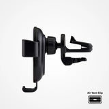 Smartphone holder med induktiv oplader SBS TESUPWIR10CLIPSTG 10W - sort