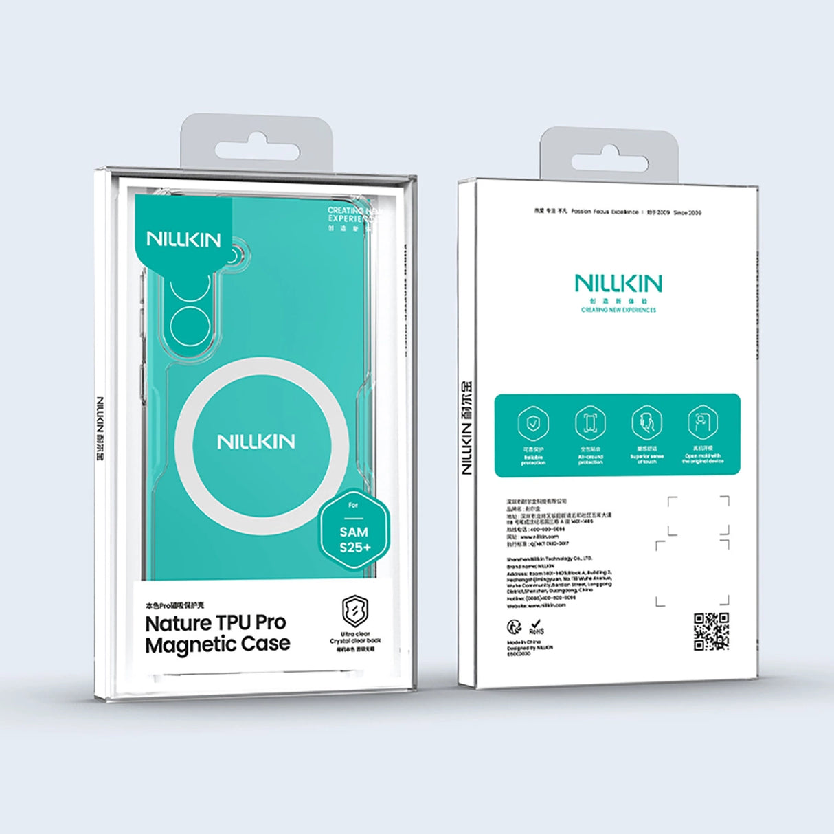 Nillkin Nature TPU Pro Magnetic Case med MagSafe til Samsung S25 - hvid