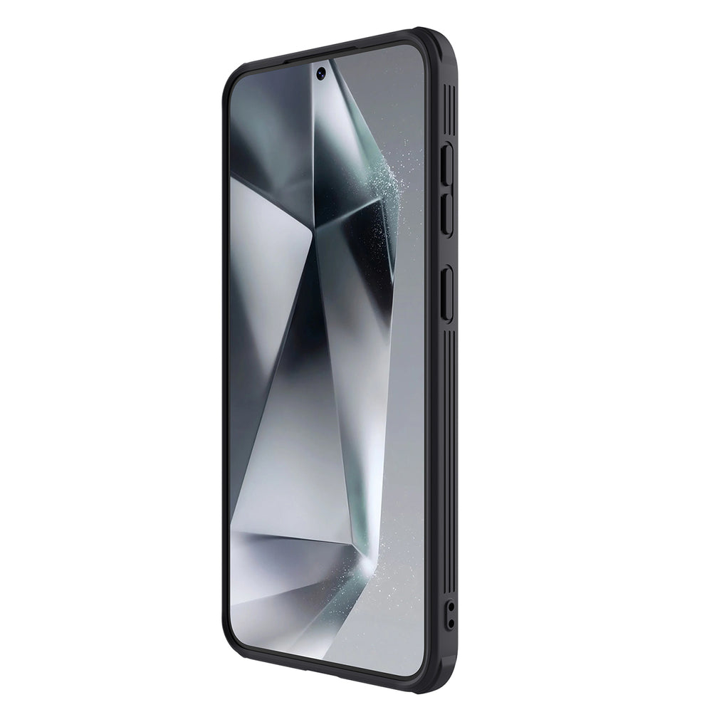 Nillkin CamShield Pro Case til Samsung Galaxy S25 med kameraomslag - sort