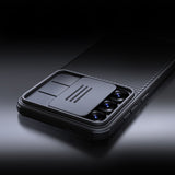 Nillkin CamShield Pro Case til Samsung Galaxy S25 med kameraomslag - sort
