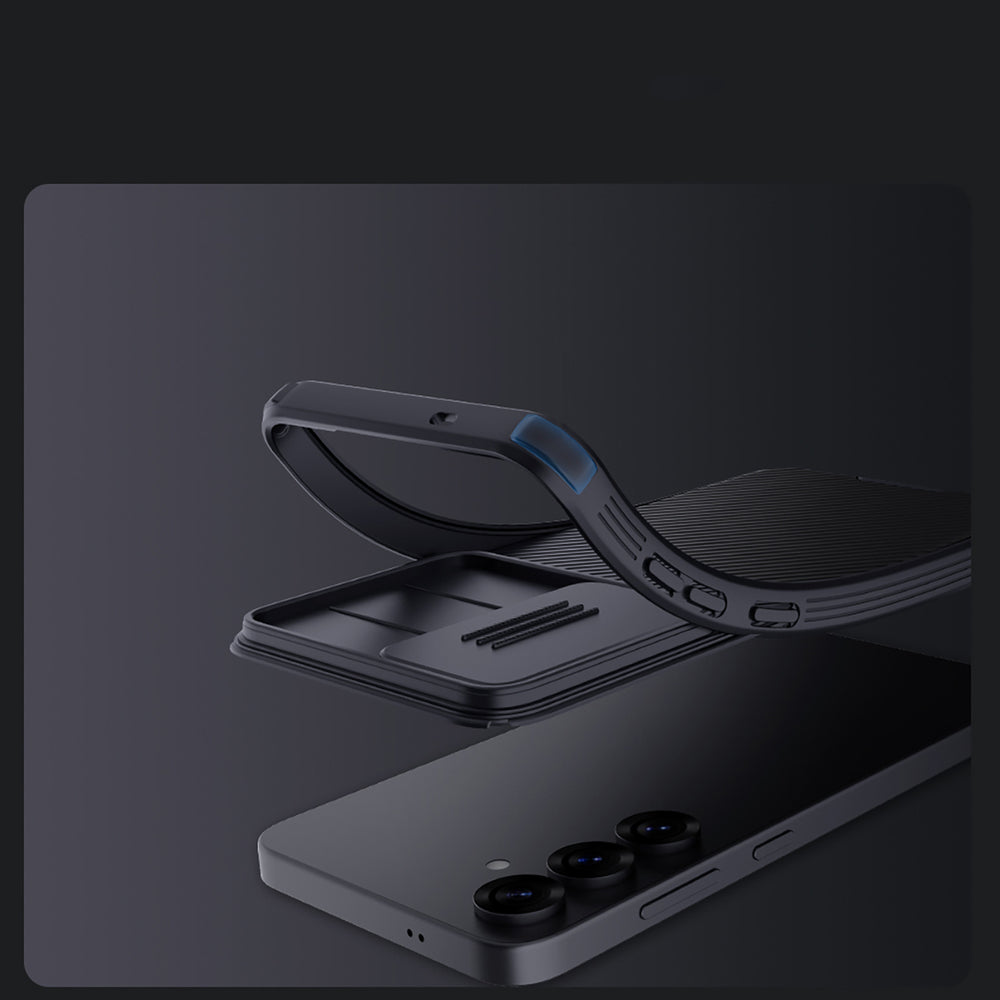 Nillkin CamShield Pro Case til Samsung Galaxy S25 med kameraomslag - sort