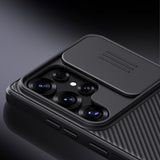 Nillkin CamShield Pro Case til Samsung S25 Ultra med kameraomslag - sort