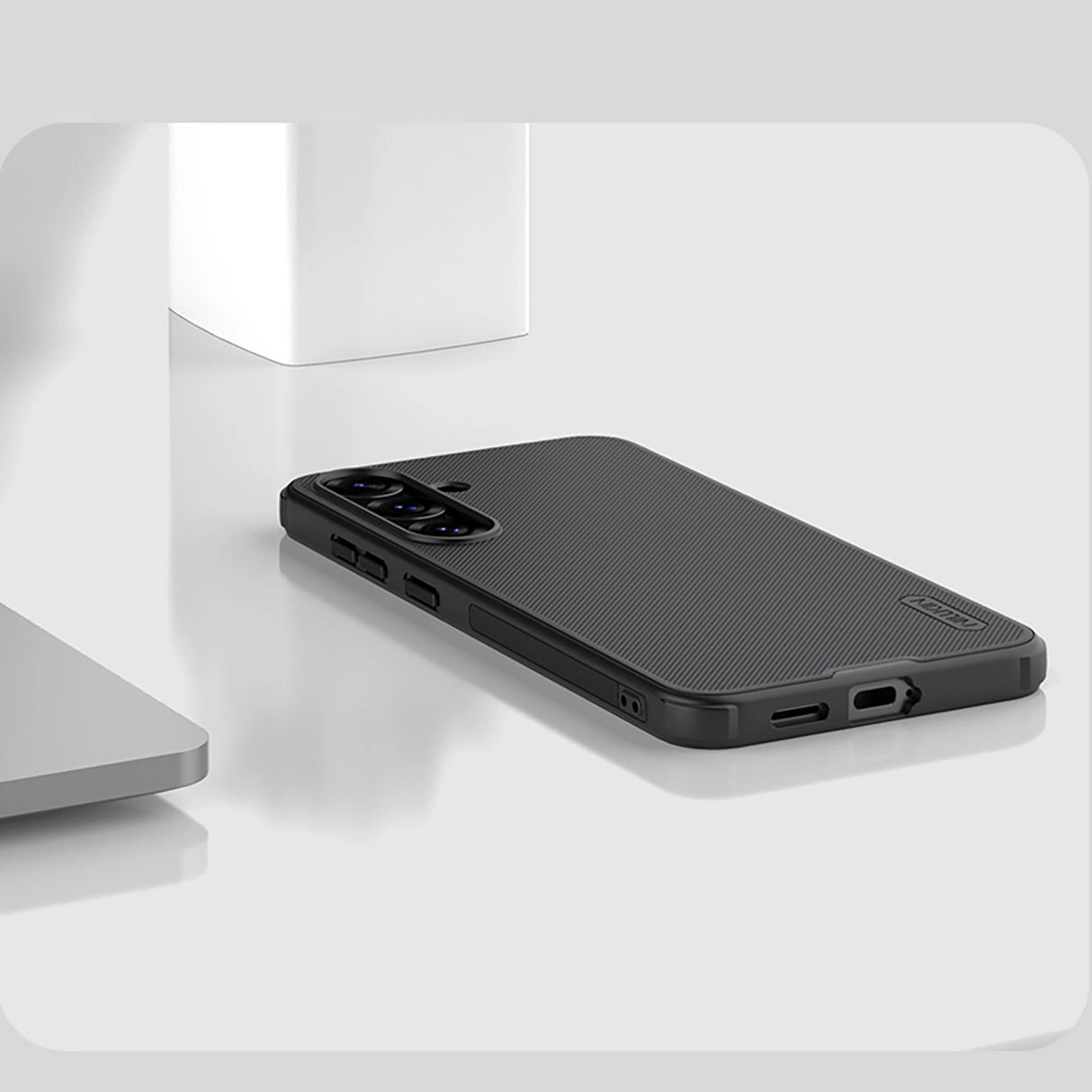 Nillkin Super Frosted Shield Pro Magnetic Case til Samsung S25 med MagSafe - sort