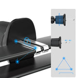 Wozinsky WCT5-6S4Y Bilholder med Qi/MagSafe 15W induktiv oplader til luftventilation - sort
