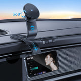 Wozinsky WCZ2Y2S Magnetisk bilholder med 15W MagSafe induktiv oplader til bil cockpit - sort