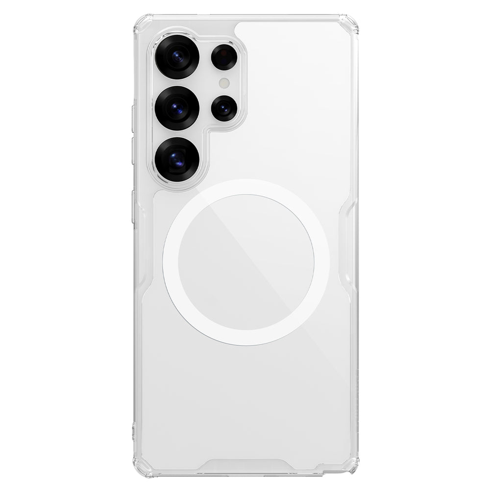 Nillkin Nature TPU Pro Magnetic Case med MagSafe til Samsung Galaxy S25 Ultra - Hvid