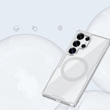 Nillkin Nature TPU Pro Magnetic Case med MagSafe til Samsung Galaxy S25 Ultra - Hvid