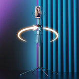 Wozinsky WST-360YS Selfie Stick med Tripod-funktion med 360 ° AI Auto Face Tracking Gesture Control - sort