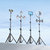 Wozinsky WRLD-00Y1S stativ stativ slidstærkt carbonstål stativ 1,7m matt - sort