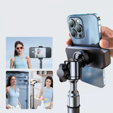 Wozinsky WRLD-00Y1S stativ stativ slidstærkt carbonstål stativ 1,7m matt - sort