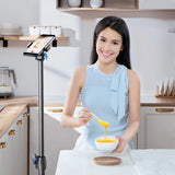 Wozinsky WRLD-00Y1S stativ stativ slidstærkt carbonstål stativ 1,7m matt - sort