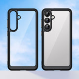 Outer Space Case til Samsung Galaxy A36 Cover med Flexible Frame - sort