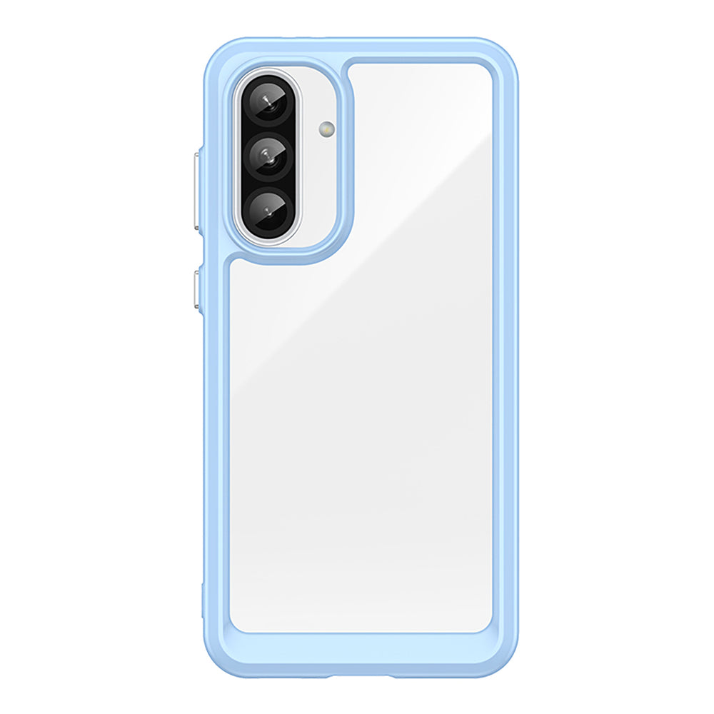 Outer Space Case til Samsung Galaxy A36 Cover med Flexible Frame - Blå