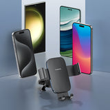 Baseus Metal Age 3 Biltelefonholder, Gravity, til luftventilation - sort