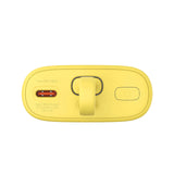 Baseus Popsicle 5200mAh 20W Powerbank med indbygget lynkabel (+ hvid Baseus Simple USB-C - USB-C 60W / 20V / 3A / 30cm kabel) - gul-rosa