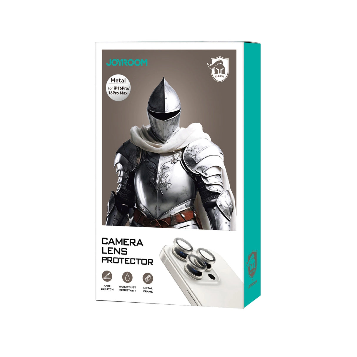 Joyroom JR-MFY0256 Glass skærmbeskytter til iPhone 16/16 Plus Linser - Silver