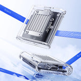 Orico TC20-M2-10G M.2 NVME USB-C 3.2 Disk Caddy - Gennemsigtig