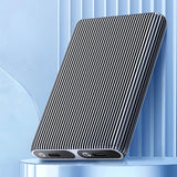 Orico AM2C3-2N Dual Disk Caddy til to M.2 NVME USB-C 3.2 10Gb/s drev - Grå