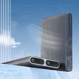 Orico AM2C3-2N Dual Disk Caddy til to M.2 NVME USB-C 3.2 10Gb/s drev - Grå