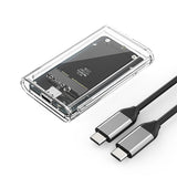 Orico TC10-MS MSATA USB-C 3.2 5Gb/s Disk Cartridge - Transparent